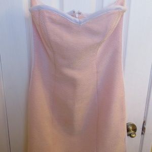 Roland Nivelais NY White Strapless Cocktail Dress
